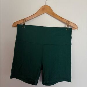 Aritzia Bike Shorts - Dark Green